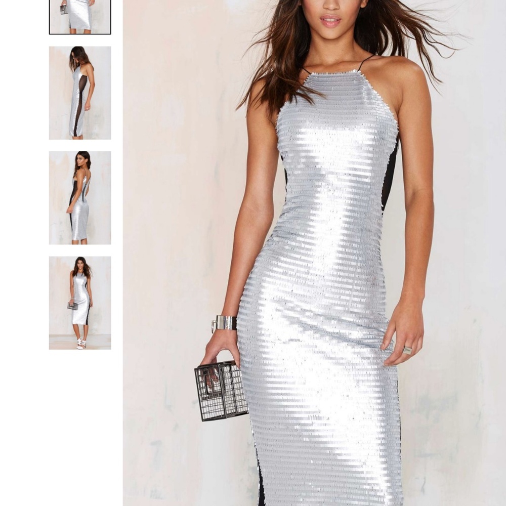 Nasty Gal Glam Doll Sequin Bodycon Dress